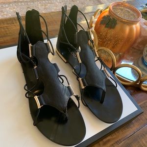 Aldo black sandals